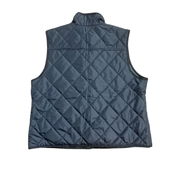 NWT Orvis Quilted Vest Full Zip Insulated Pockets Outdoor Black/Blue Men's Sz XL - Picture 6 of 10
